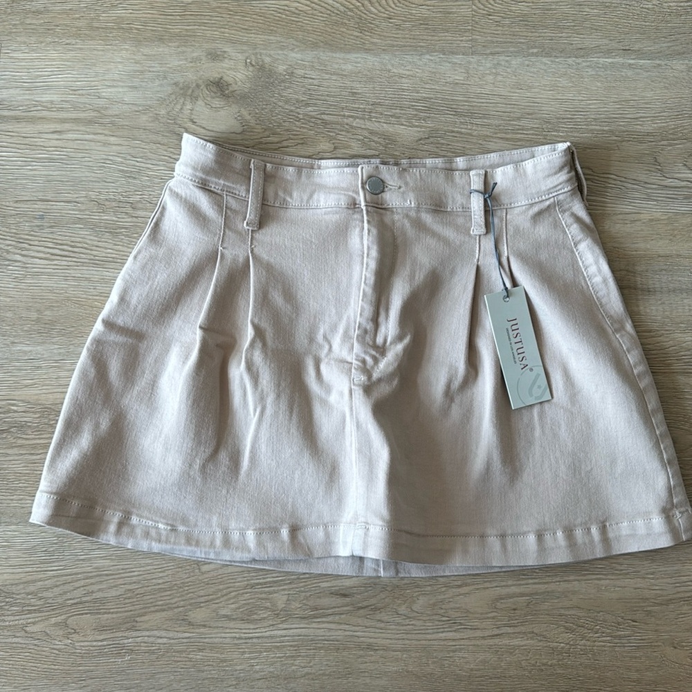 JustUSA pleated mini skirt
